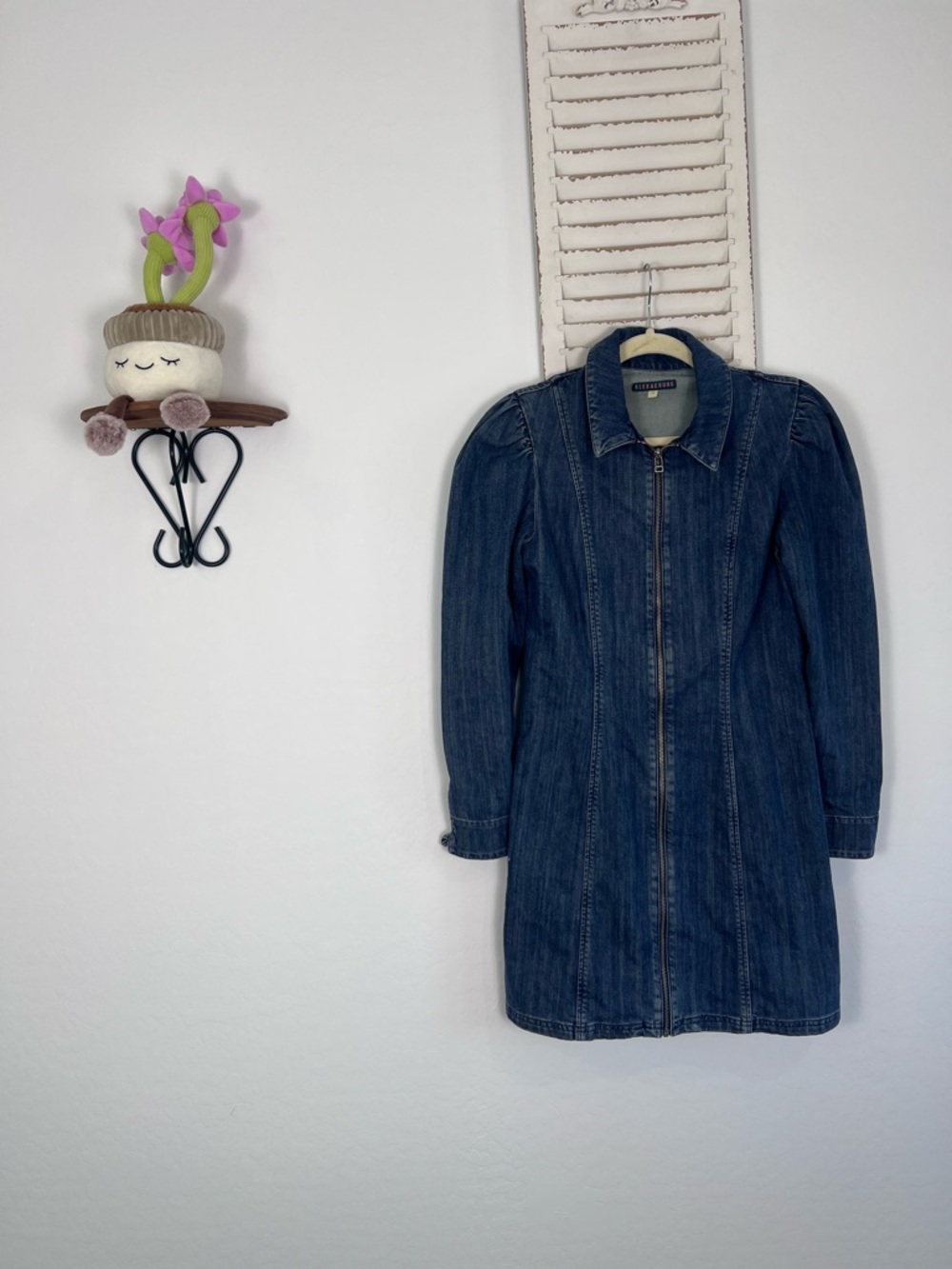 ALEXA CHUNG DENIM MINI DRESS